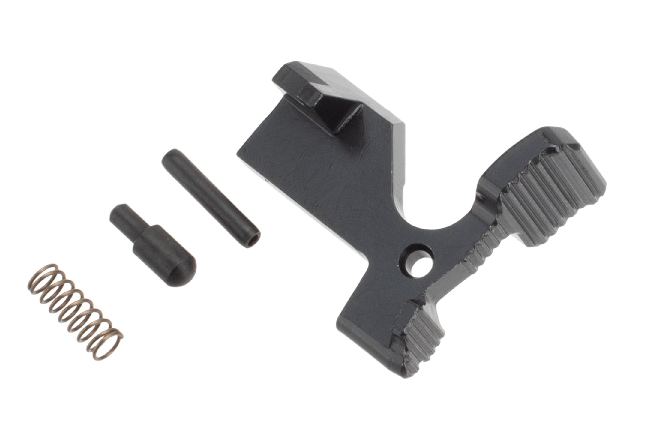 Forward Controls Design AR-15 Augmented Bolt Catch v3 - Serrated - Rearward Biased